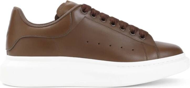 Alexander mcqueen Bruine Sneakers voor Mannen Aw24 Brown Heren