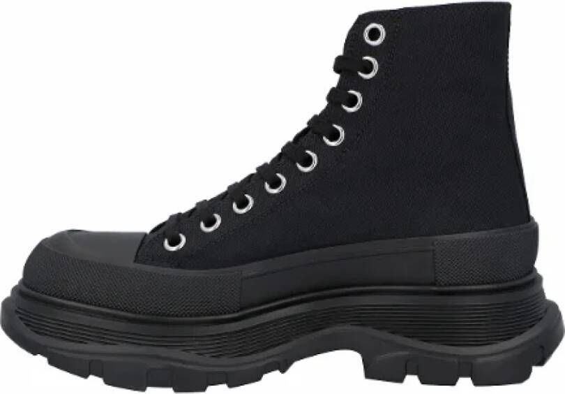 Alexander mcqueen Canvas boots Black Dames