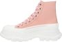 Alexander mcqueen Canvas boots Pink Dames - Thumbnail 1