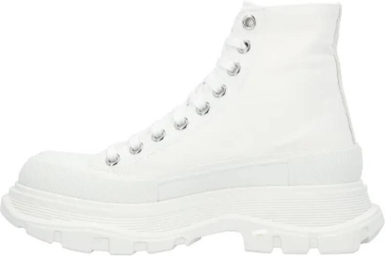 Alexander mcqueen Canvas boots White Dames