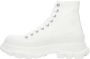 Alexander mcqueen Canvas boots White Dames - Thumbnail 1