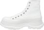 Alexander mcqueen Canvas boots White Heren - Thumbnail 1