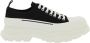 Alexander mcqueen Canvas Lace-Up Sneakers Black Dames - Thumbnail 1