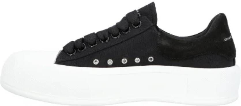 alexander mcqueen Canvas sneakers Black Dames