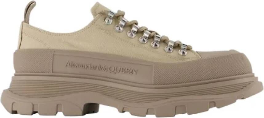 Alexander mcqueen Canvas sneakers Brown Heren