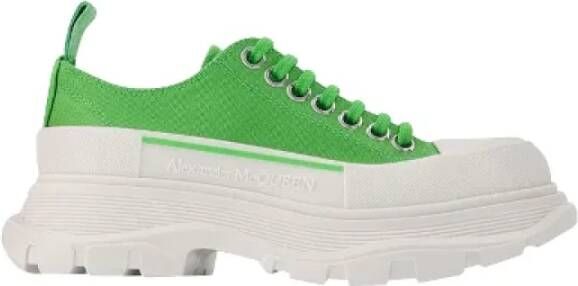 Alexander mcqueen Canvas sneakers Green Dames