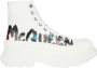 Alexander mcqueen Canvas Sneakers met Rubberen Zool White Heren - Thumbnail 5