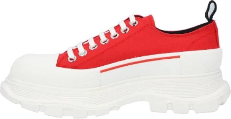 Alexander mcqueen Canvas sneakers Red Heren