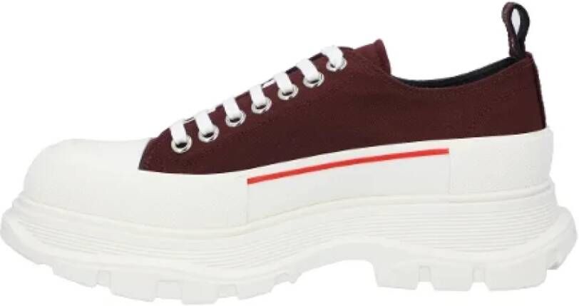 Alexander mcqueen Canvas sneakers Red Heren