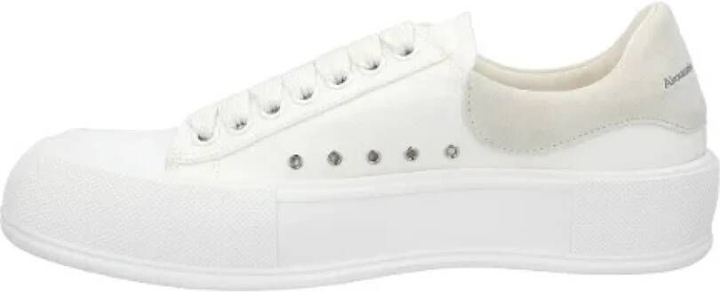 Alexander mcqueen Canvas sneakers White Heren