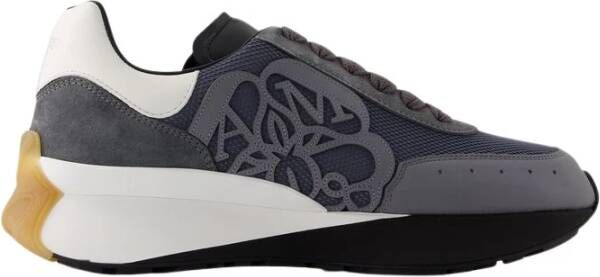 Alexander mcqueen Canvas Sprint Runner Sneakers Grijs Heren