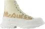 Alexander mcqueen Chunky Sole High-Top Sneakers Zwart Wit Beige Dames - Thumbnail 1