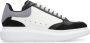 Alexander mcqueen Chunky Sole Leren Sneakers met Suède Inzetstukken Black Dames - Thumbnail 1