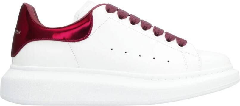 Alexander mcqueen Chunky Sole Leren Sneakers White Dames