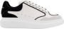 Alexander mcqueen Contrasterende Profiel Leren Sneakers White Heren - Thumbnail 1