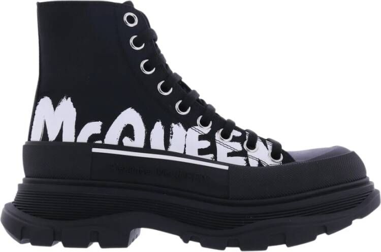 alexander mcqueen Dames Laars Tread Mode Sneaker Black Dames