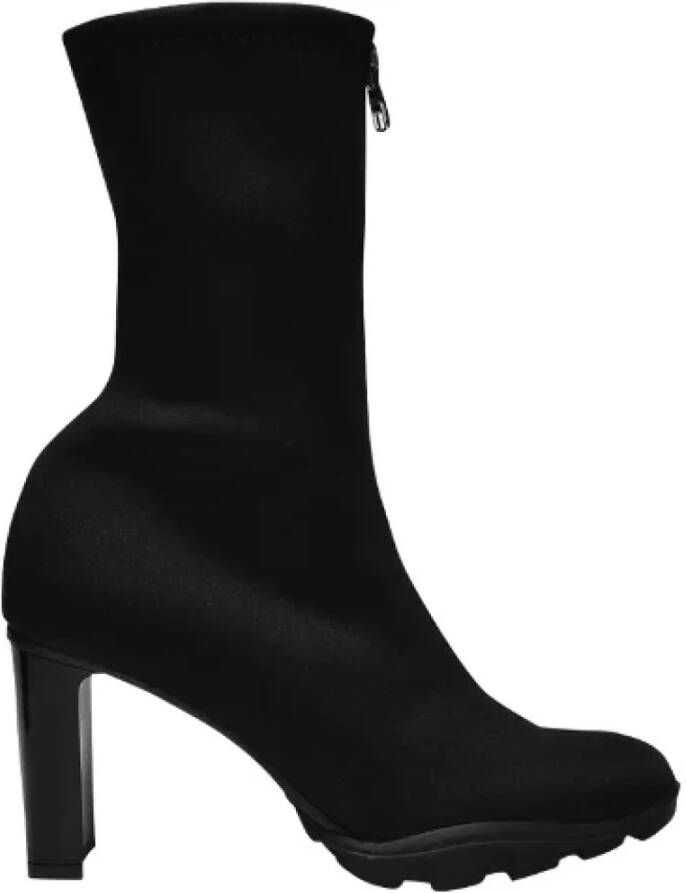 Alexander mcqueen Fabric boots Black Dames