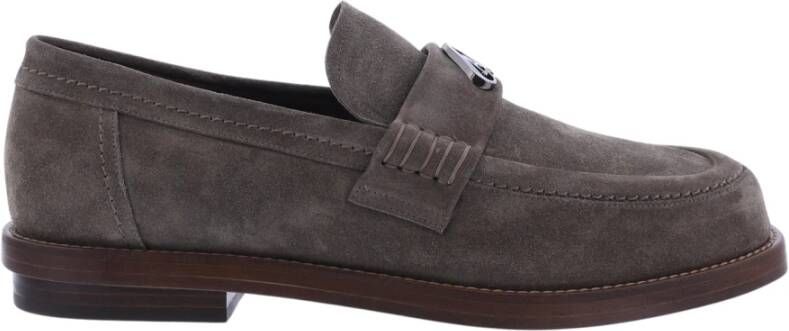 Alexander mcqueen Heren Seal Loafer Suede Grijs Gray Heren