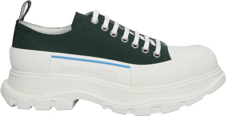 Alexander mcqueen Heren Sneakers van Katoen en Leer White Heren