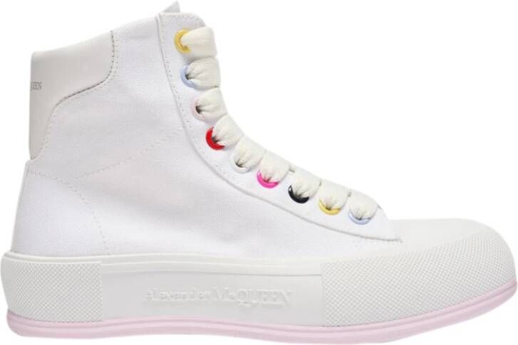 alexander mcqueen Hoge sneakers geïnspireerd op zeelieden Wit Dames