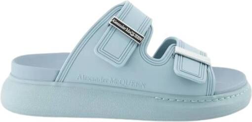 Alexander mcqueen Stijlvolle Sliders voor Vrouwen Blauw Dames