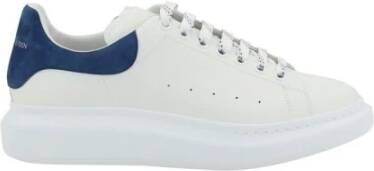 Alexander mcqueen Iconische Leren Sneakers met Plateauzool White Heren