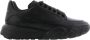 Alexander mcqueen Leren Sneaker met Rubberen Zool Black Dames - Thumbnail 1