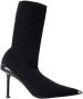 Alexander mcqueen Leather boots Black Dames - Thumbnail 1