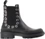 Alexander mcqueen Leather boots Black Dames - Thumbnail 1