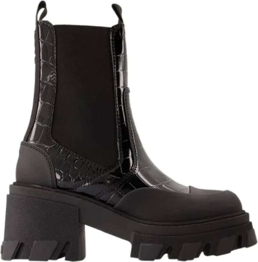 Alexander mcqueen Leather boots Black Dames