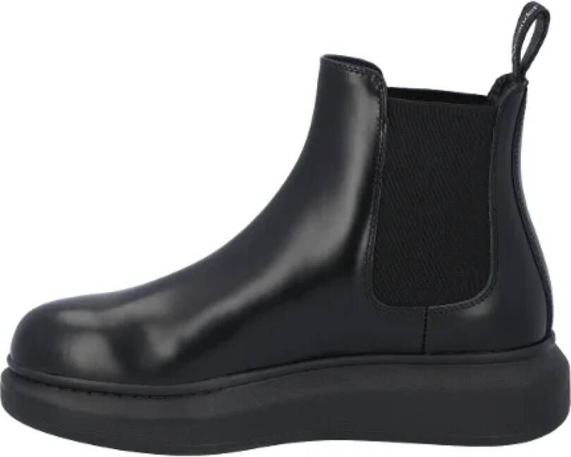 Alexander mcqueen Leather boots Black Dames