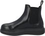 Alexander mcqueen Leather boots Black Dames - Thumbnail 1