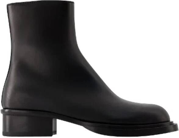 Alexander mcqueen Leather boots Black Dames