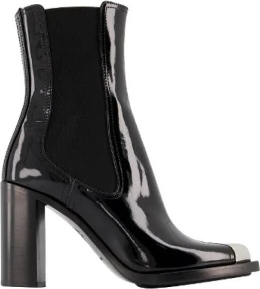 Alexander mcqueen Leather boots Black Dames