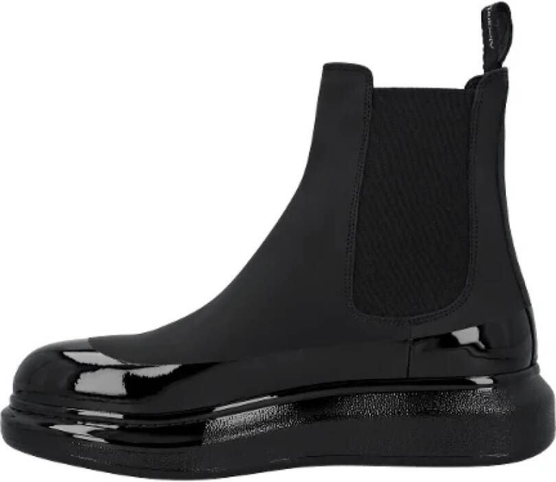 Alexander mcqueen Leather boots Black Heren