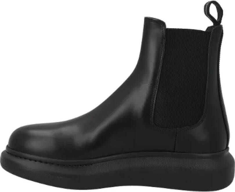 Alexander mcqueen Leather boots Black Heren