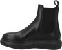 Alexander mcqueen Leather boots Black Heren - Thumbnail 1