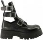 Alexander mcqueen Rave Buckle Boots Grootte: 38 bestseller: 50 Zwart Dames - Thumbnail 1