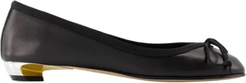 alexander mcqueen Leather flats Black Dames