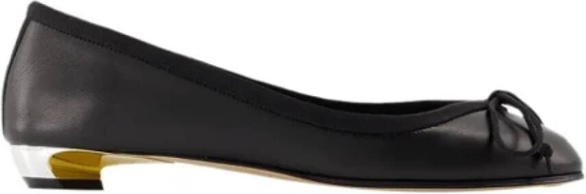 Alexander mcqueen Leather flats Black Dames