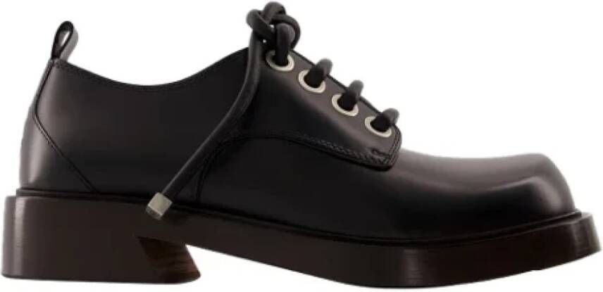 alexander mcqueen Leather flats Black Dames