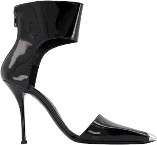 Alexander mcqueen Leather sandals Black Dames