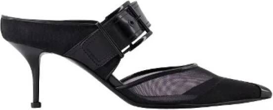 Alexander mcqueen Leather sandals Black Dames