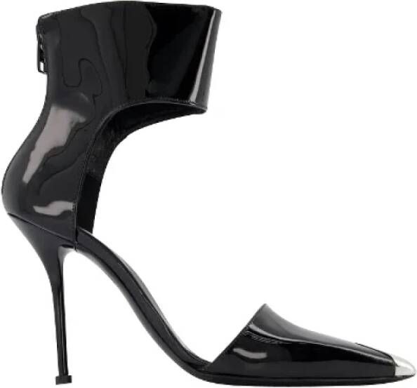 Alexander mcqueen Leather sandals Black Dames