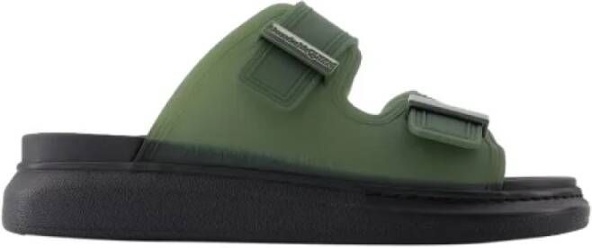 Alexander mcqueen Leather sandals Green Dames