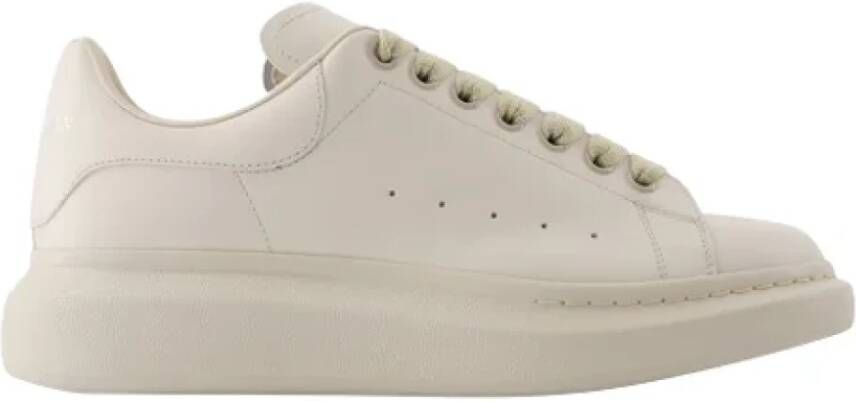 Alexander mcqueen Leather sneakers Beige Heren