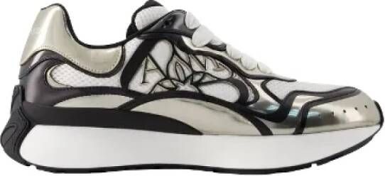 Alexander mcqueen Leather sneakers Beige Unisex