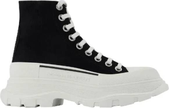 Alexander mcqueen Leather sneakers Black Dames