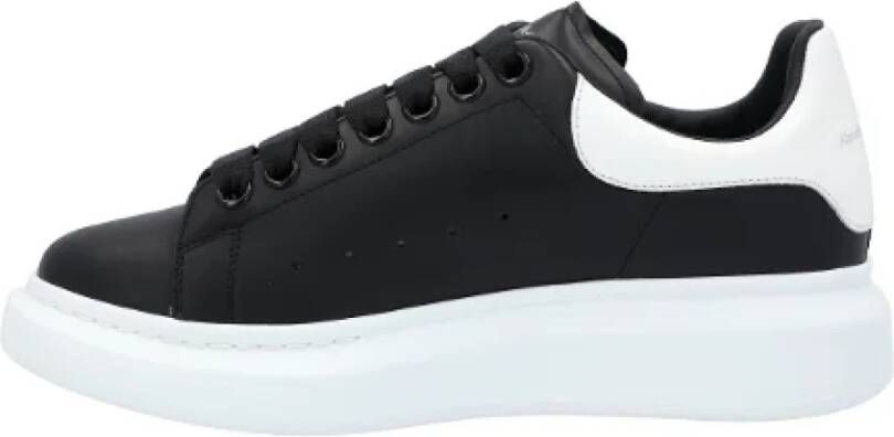 alexander mcqueen Leather sneakers Black Dames