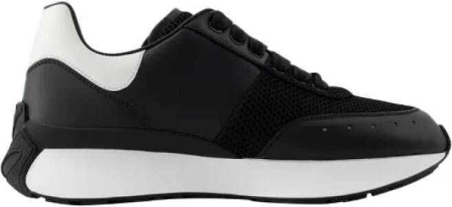 Alexander mcqueen Leather sneakers Black Dames